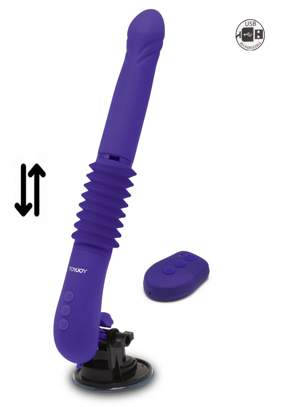 Vibromasseur Ventouse Va et Vient Magnum Opus Supreme Thruster 2 rechargeable