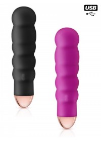 MyFirst Petit vibromasseur rechargeable Giggle rose -noir