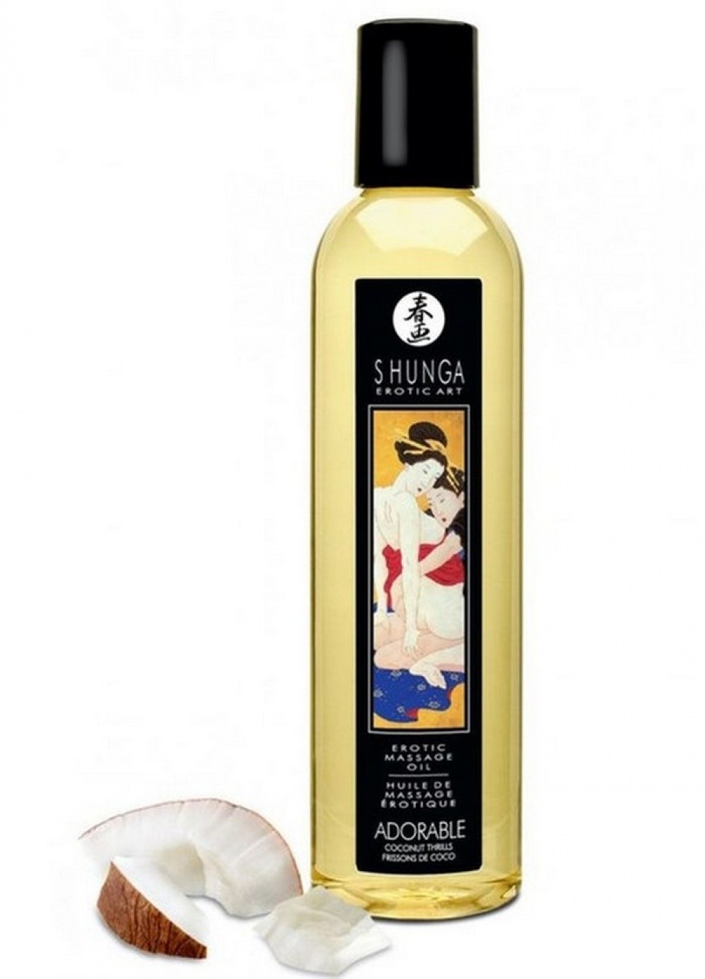 Shunga Huile de massage Adorable Coconut