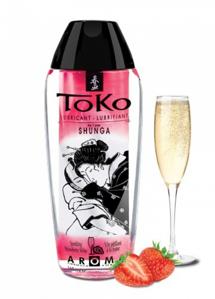 Shunga Lubrifiant Eau comestible Toko Aroma 165 ml fraise