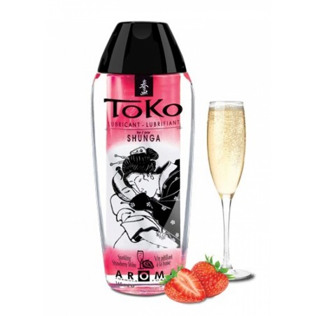 Shunga Lubrifiant Eau comestible Toko Aroma 165 ml fraise