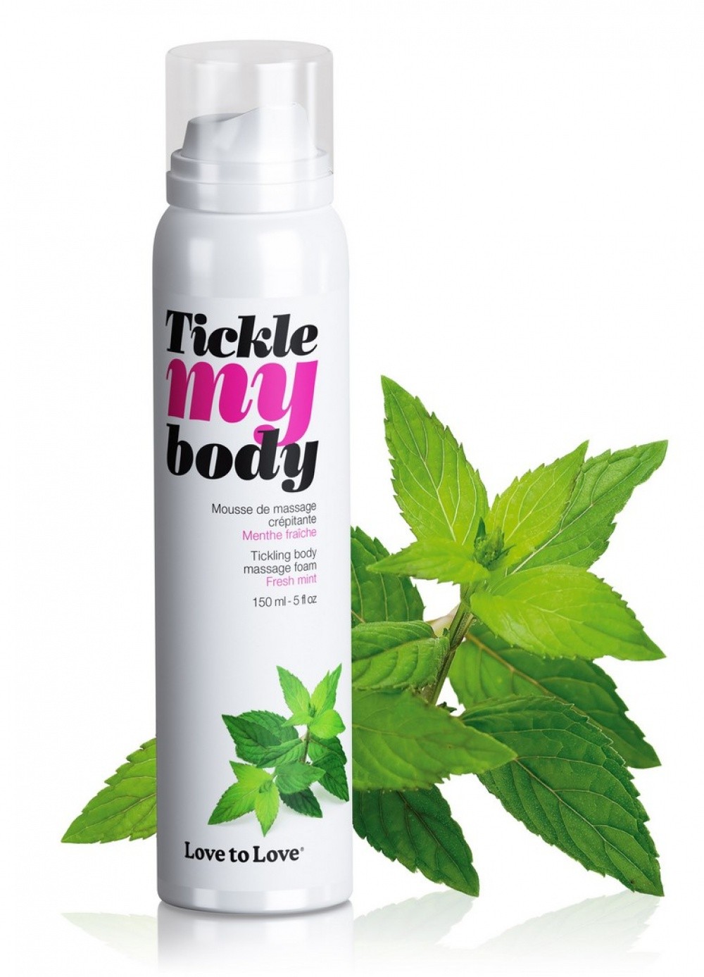 Mousse de massage crépitante Tickle my body Menthe