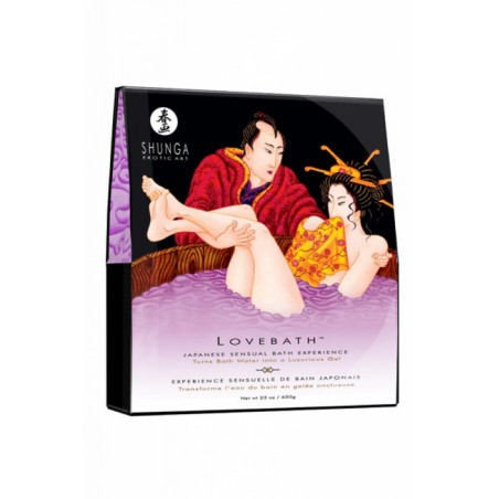 Shunga Gel de bain aphrodisiaque Lovebath Sensual Lotus violet