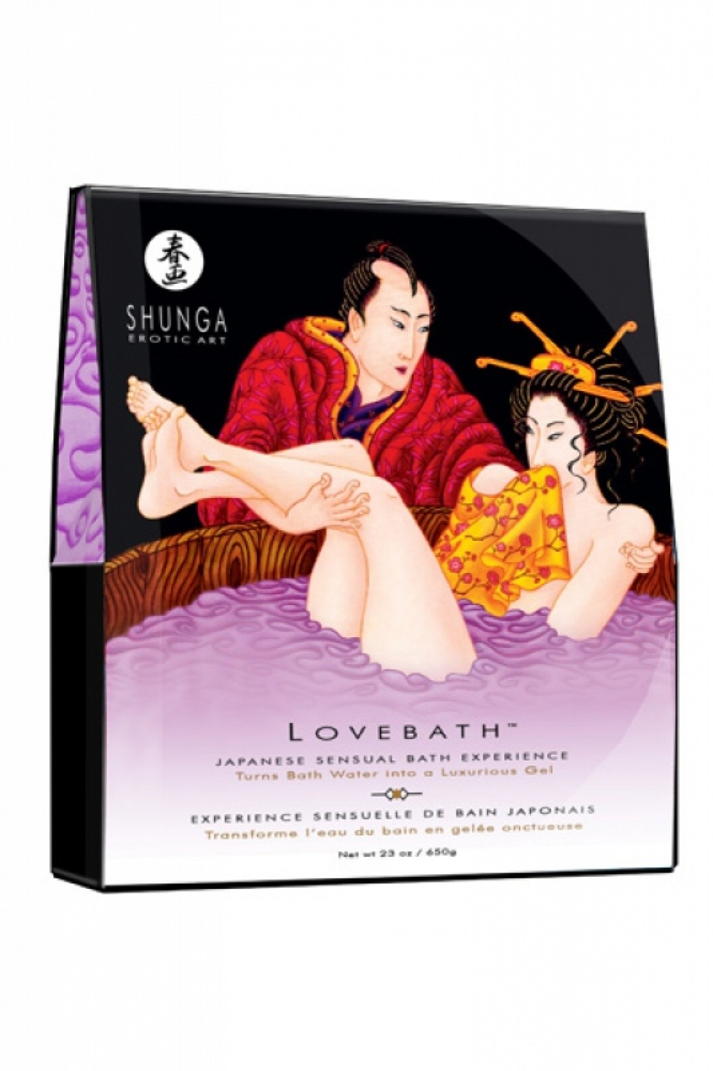 Shunga Gel de bain aphrodisiaque Lovebath Sensual Lotus violet