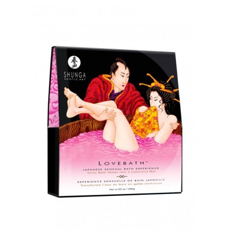 Shunga Gel de bain Lovebath Sensual fruit du dragon rose