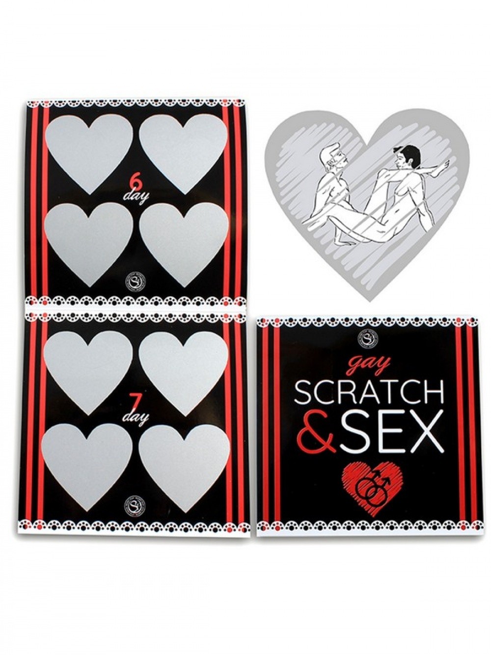 Cartes à gratter Scratch et Sex Gay