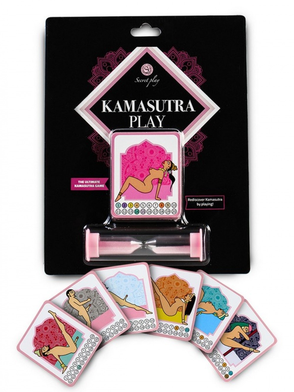 Jeu du Kamasutra  avec cartes et sablier