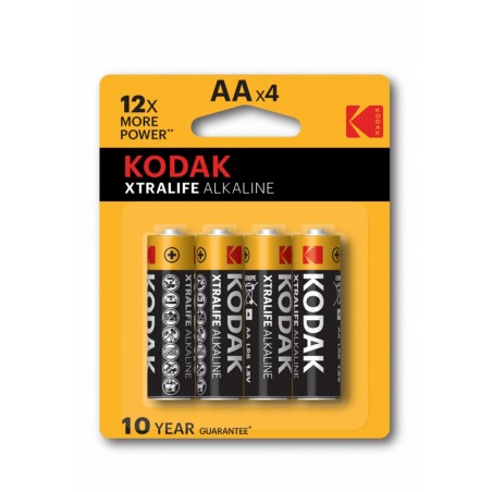 Piles Kodak x 4 - AA - LR6 - 1.5 Volt