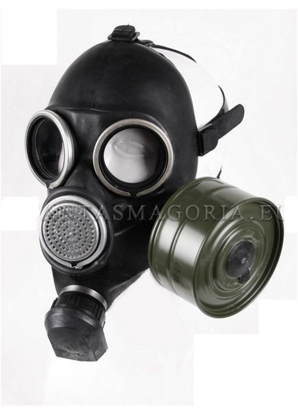 Masque à gaz GP-7 Russe Military Goth avec filtre vert