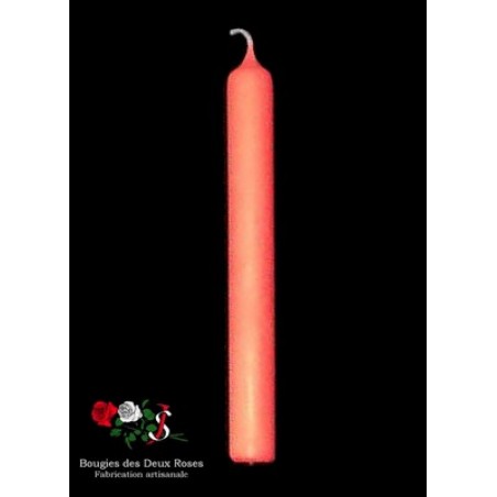 Bougie SM basse température Des Deux Roses Fluo couleur Orange Sophie libertine
