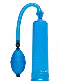 Pompe developpeur pénis Toy Joy Power Pump bleu