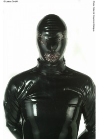 Latexa 1341 Cagoule perforée latex noir