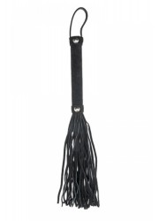 Martinet en daim Noir L 45cm