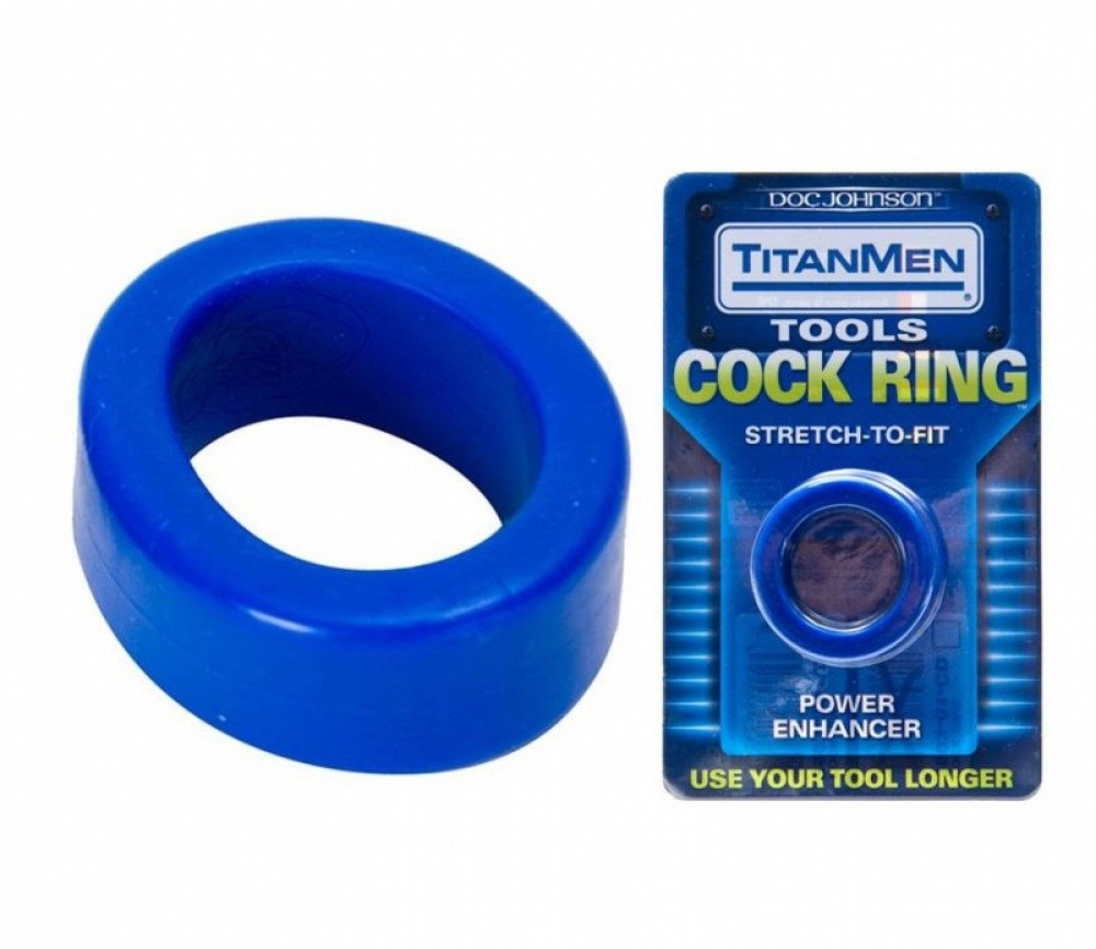 Cockring Titanmen bleu