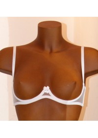 Soutien gorge seins nus Fabiola blanc