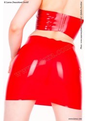 Latexa Mini jupe latex 1184 rouge