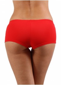 Shorty en spandex rouge lingerie sexy pour femme