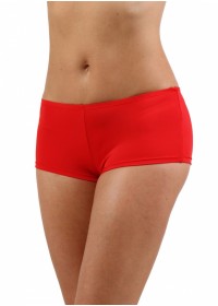 Short court en lycra rouge pour femme