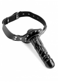 Baillon gode Deluxe Ball Gag Whit Dildo homme soumis