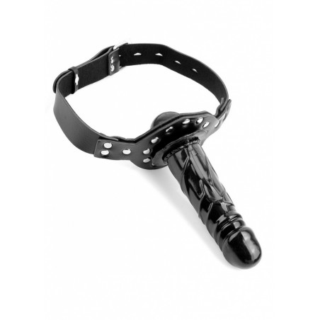 Baillon gode Deluxe Ball Gag Whit Dildo homme soumis