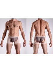 Manstore M315-Boxer Chaps pants Beige & marron