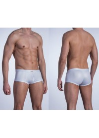 OlafBenz 1384-Boxer homme wetlook blanc