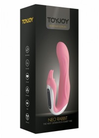 vibromasseur PointG et stimulateur clitoris Neo Rabbit rose boite