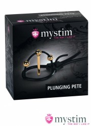 MB-Electro Mystim Cockring avec plug urètre