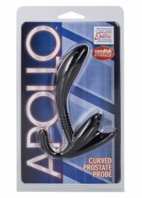 Plug anal stimulateur Prostate Apollo Curved Probe noir