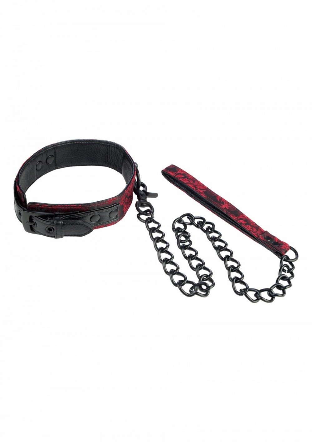 candal Collier & laisse Scandal Collar with Leash noir & rouge