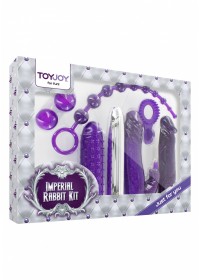 Coffret sex toys Impérial violet - 7 pièces coffret