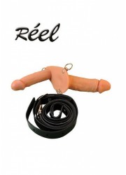 Réel N°181 Gode ceinture femme gode double vaginal et externe Pascal