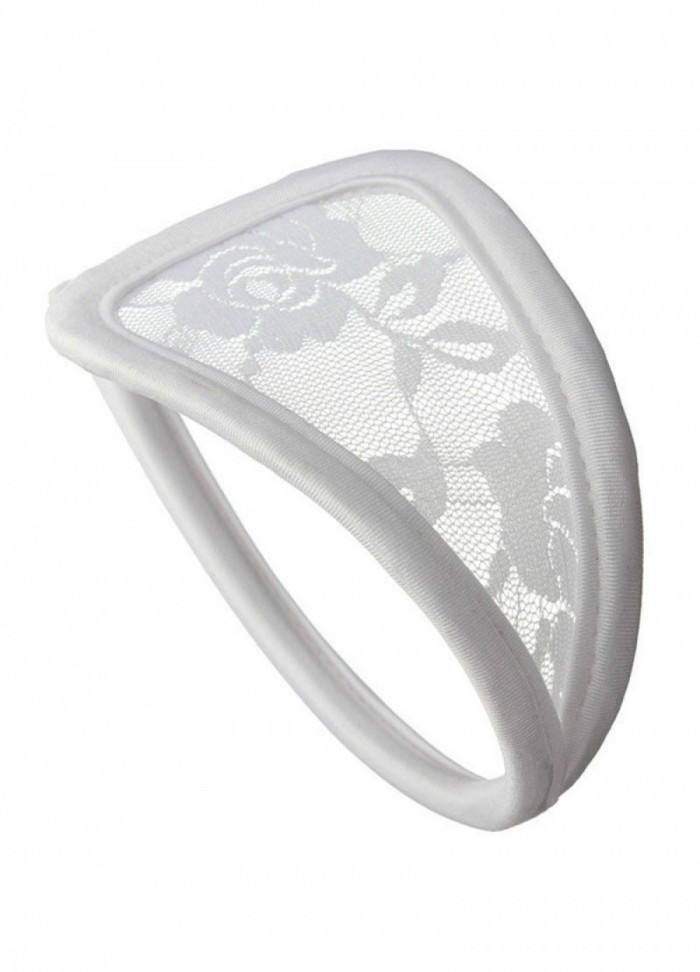 AL C String dentelle femme Blanc