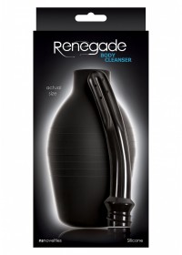 Lavement poire anal Renegade Body Cleanser noir