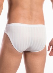 OlafBenz 1576-Slip homme Brief blanc