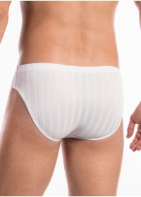 OlafBenz 1576-Slip homme Brief blanc