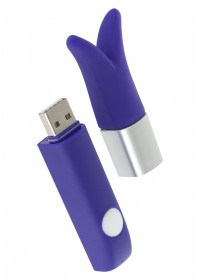 Stimulateur clitoris rechargeable USB Travel G-Sense bleu