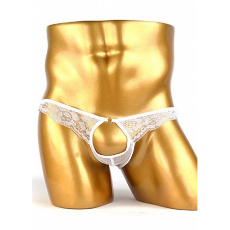 Lovers String homme BallOut dentelle -blanc
