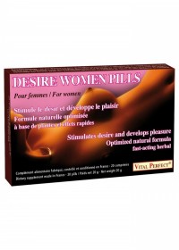 Aphrodisiaque femme Desire Women pills - 10 gelulles