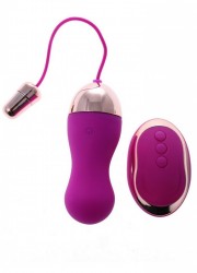 Oeuf vibrant télécommandé et rechargeable 10 vitesses violet