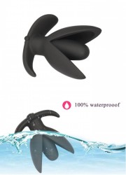 Plug anal vibrant rechargeable USB noir waterproof