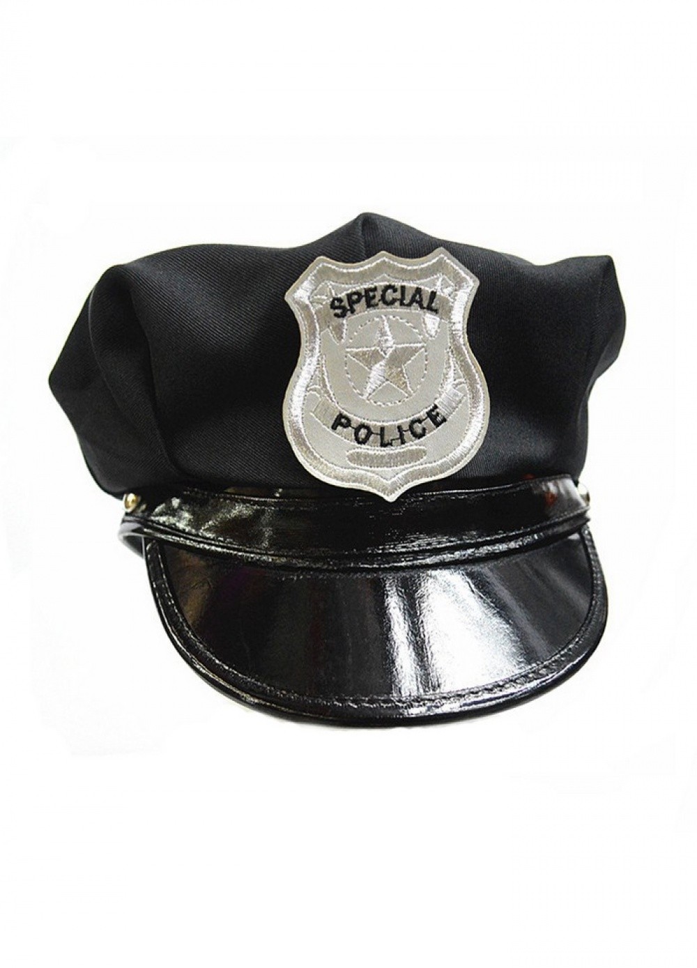 Casquette police tissus noir