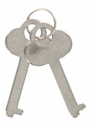 Menottes poignets en métal Metal Handcuffs clefs