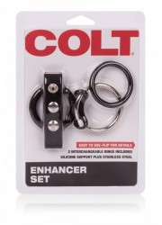 Colt Cockring Enhancer Set silicone + 2 anneaux boite