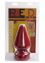 Plug anal XXL Red Boy Butt Plug Challenge rouge L 23 cm Ø 11cm