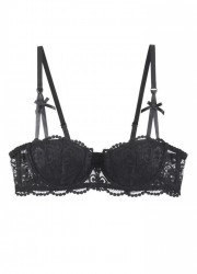 Ensemble lingerie dentelle 3 Pieces Annabelle soutien gorge noir