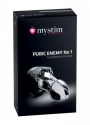 Mystim Cage de chasteté Electro Stimulation Pubic Enemy N°1