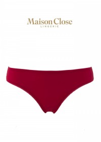 Maison Close Shorty Cul Nu rouge face