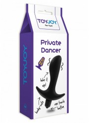 Plug anal vibrant Private Dancer silicone noir boite