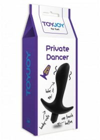 Plug anal vibrant Private Dancer silicone noir boite